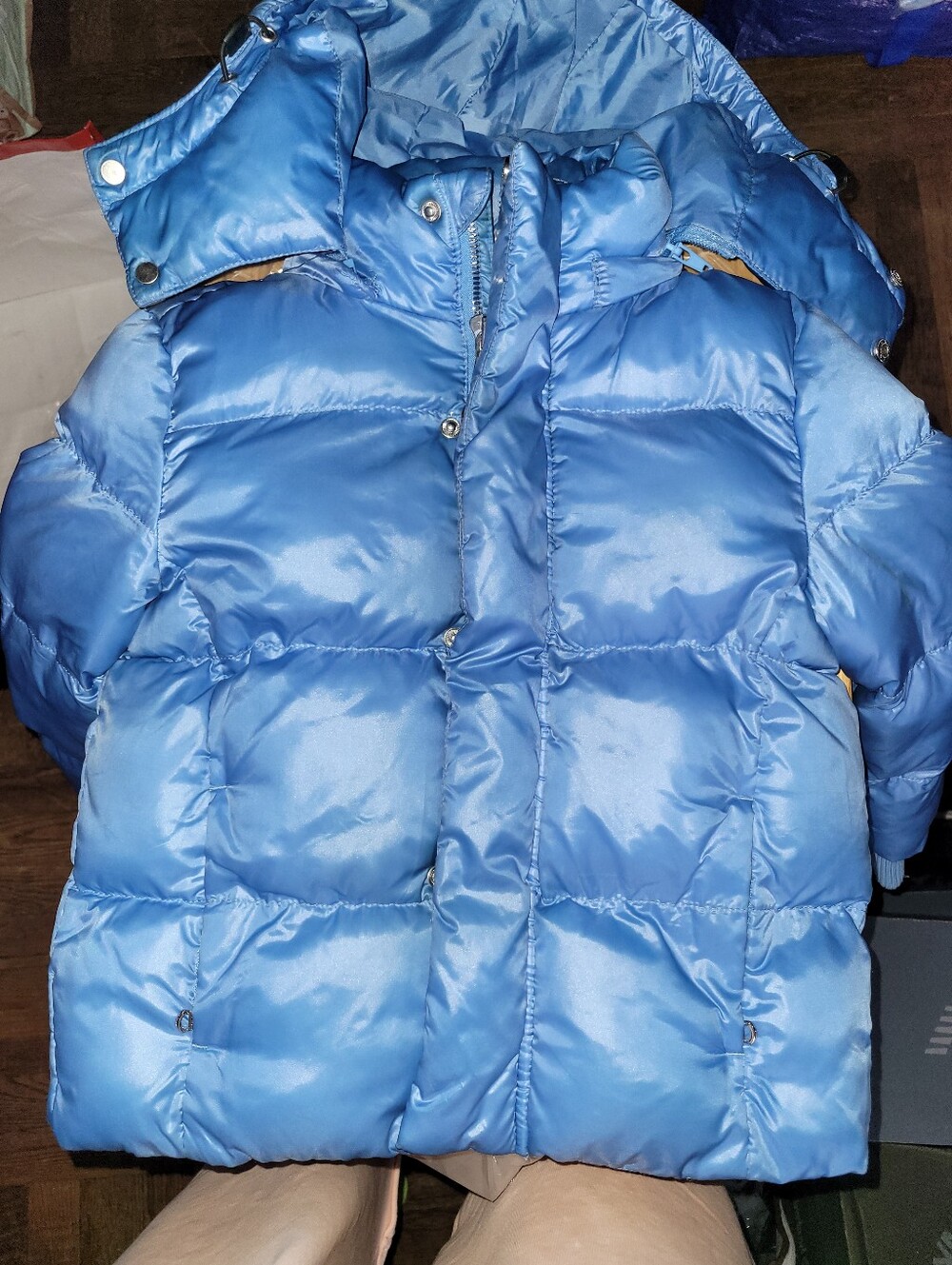 Kids Blue Puffer Jacket